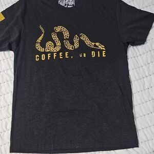 Black Rifle Coffee Company Blk T-Shirt - Yellow Snake Design